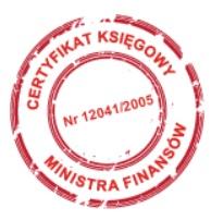 Certyfikat Księgowy Nr 12041/2005